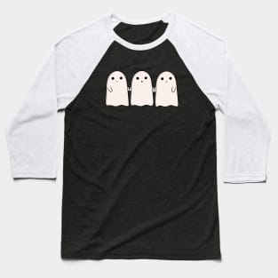 Cute Ghost Friends Baseball T-Shirt